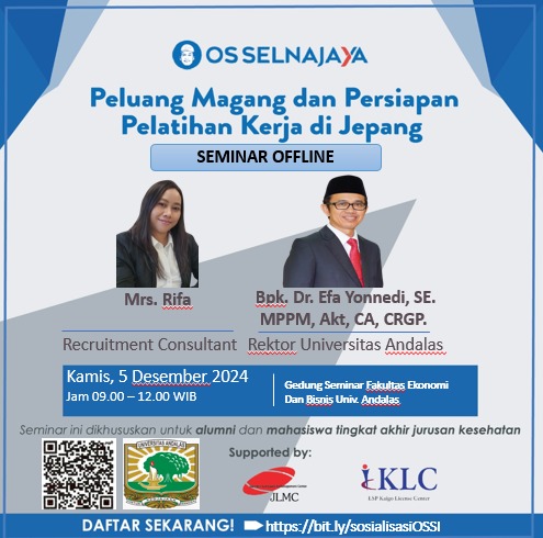 SEMINAR "PELUANG MAGANG & PELATIHAN KERJA DI JEPANG "